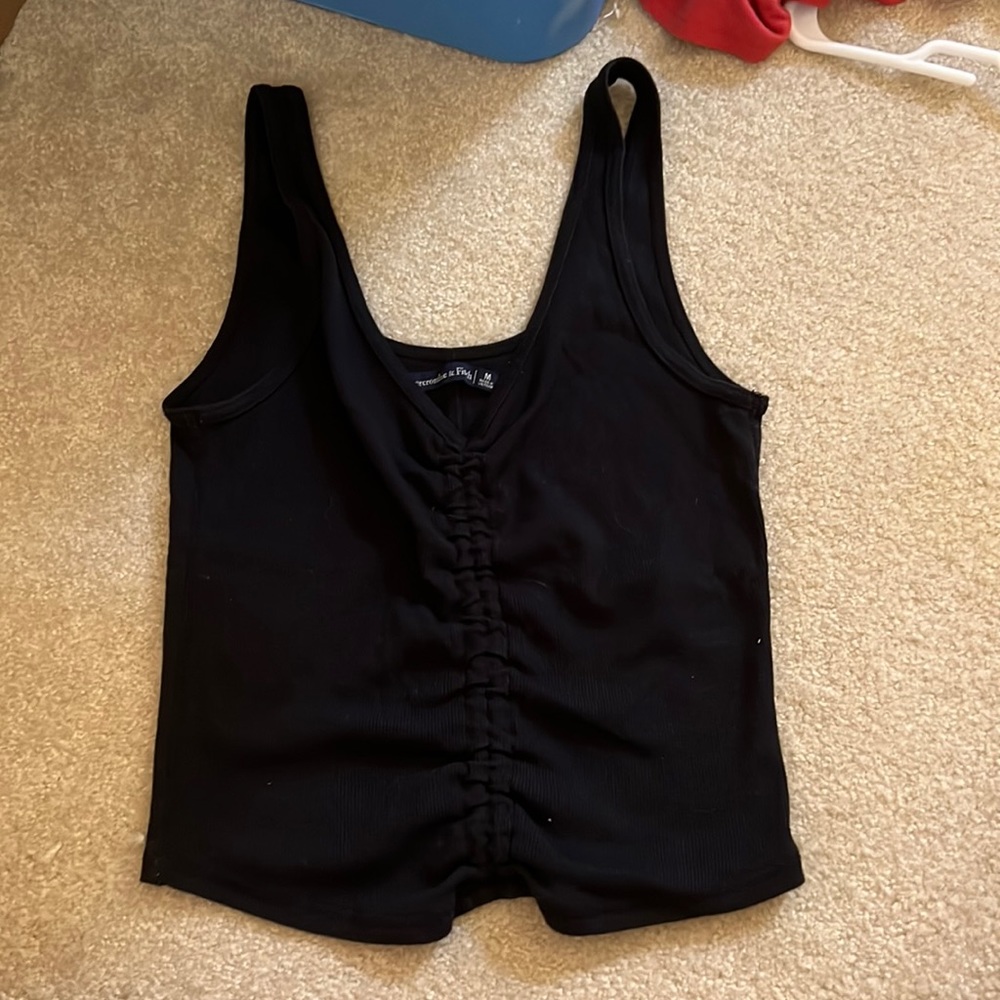 Abercrombie & Fitch Black Tank Top
